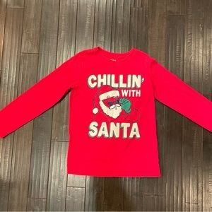 Carter’s size 10 Santa shirt.